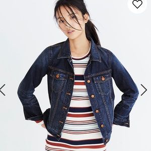 ✨SALE nwt madewell • jean jacket briarwood wash